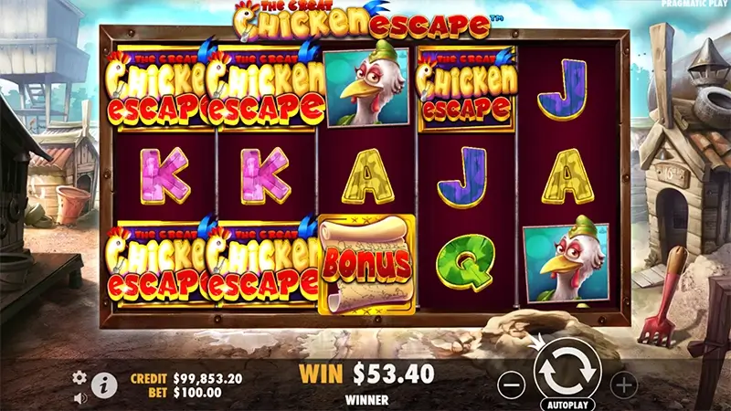 The Great Chicken Escape slot